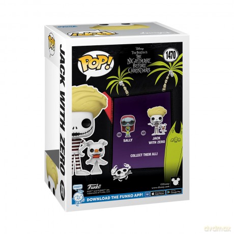 FUNKO POP Nightmare B.C. Jack Skellington w/Zero Beach 1470