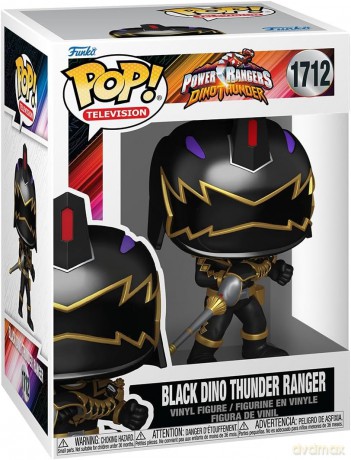 Funko Pop Power Rangers Dino Thunder Black Dino Thunder 1712