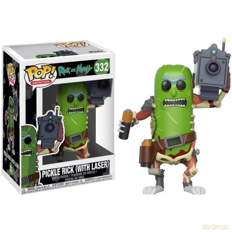 FUNKO POP Rick and Morty Pickle Rick (with Laser) 332