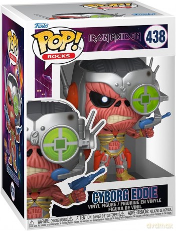 FUNKO POP Rocks Iron Maiden Cyborg Eddie 438