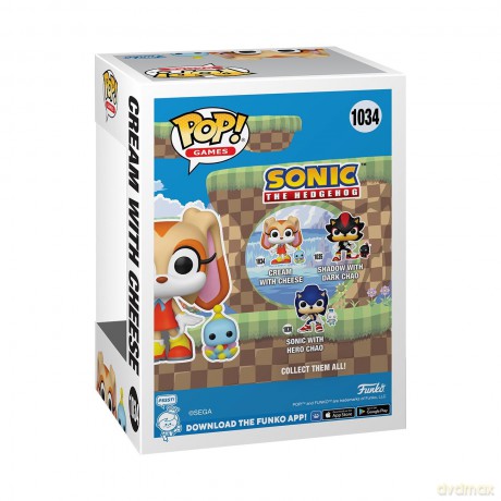 FUNKO POP Sonic the Hedgehog Cream w/Cheese 1034