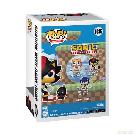 FUNKO POP Sonic the Hedgehog Shadow w/Dark Chao 1035
