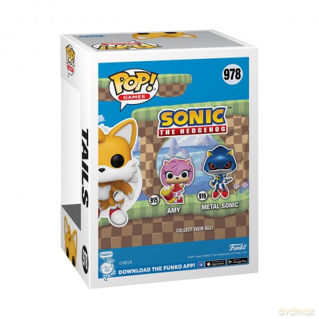 FUNKO POP Sonic The Hedgehog Tails Fly w/Chase 978