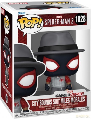 FUNKO POP Spider-Man 2 City Sounds Suit Miles Morales 1028
