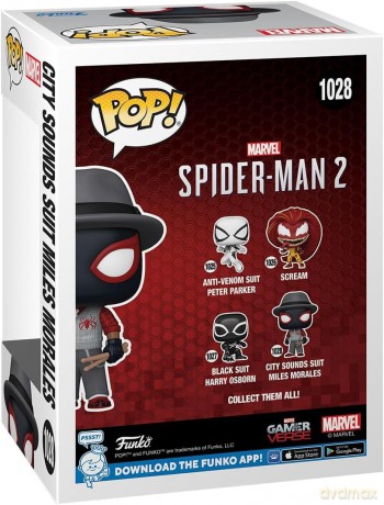 FUNKO POP Spider-Man 2 City Sounds Suit Miles Morales 1028