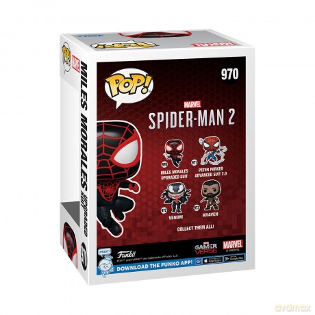 FUNKO POP Spider-Man 2 Miles Morales Upgraded Suit 970