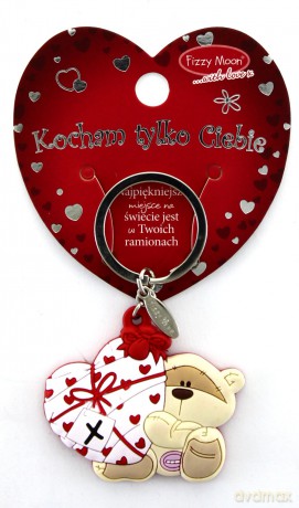 Breloczek Walentynki PVC Fizzy Moon - Kocham tylko Ciebie [GADŻET]