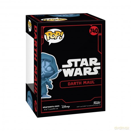 FUNKO POP Star Wars Darkside Darth Maul Holo GLOW 740