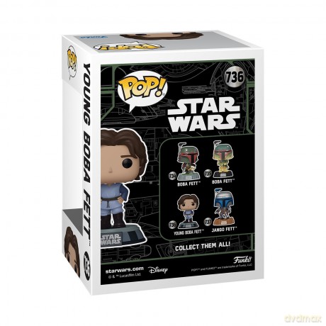 FUNKO POP Star Wars Fett Legacy Young Boba Fett 736