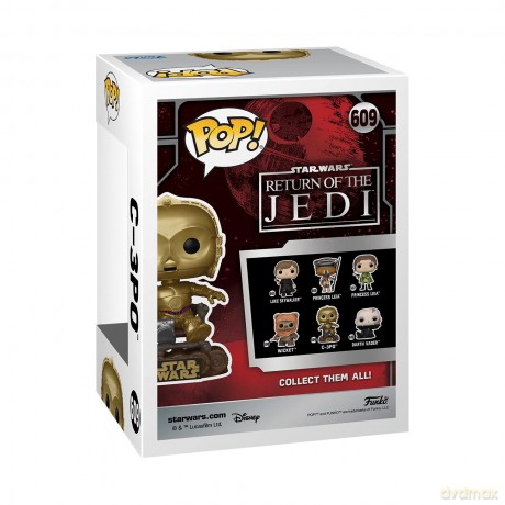 FUNKO POP Star Wars Jedi 40th C-3P0 Bobble 609