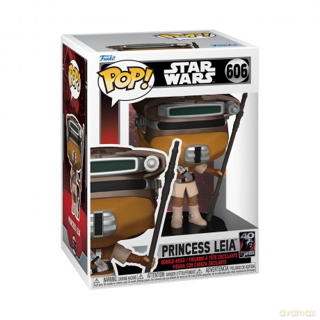 FUNKO POP Star Wars Jedi 40th Princess Leia Bobble 606