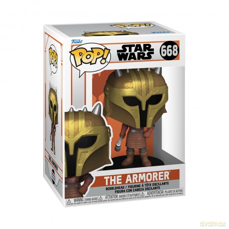 FUNKO POP Star Wars The Mandalorian The Armorer Bobble 668