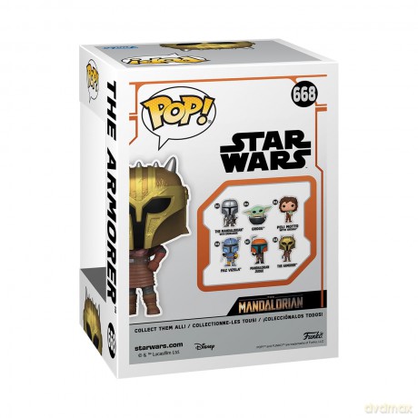 FUNKO POP Star Wars The Mandalorian The Armorer Bobble 668