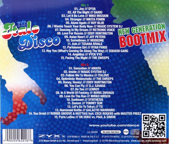 Italo Disco New Generation Boot Mix [CD]