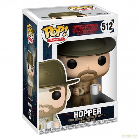 FUNKO POP Stranger Things Hopper w/Donut w/Chase 512