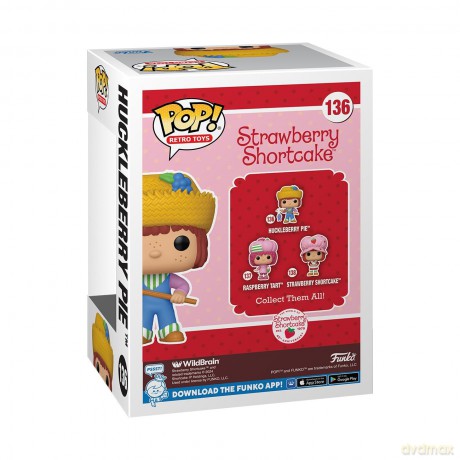FUNKO POP Strawberry Shortcake 45th Huckleberry Pie 136