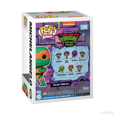 FUNKO POP TMNT Turtles Mutant Mayhem Michelangelo 1395