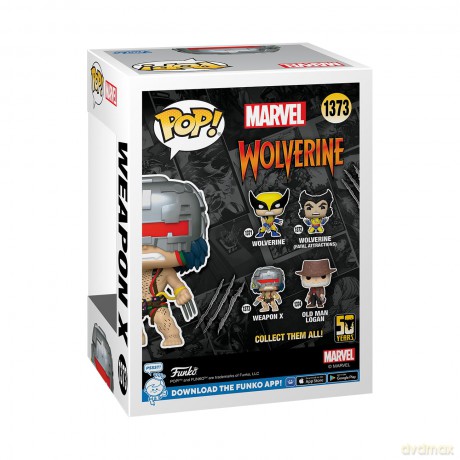 FUNKO POP Wolverine 50th Weapon X 1373