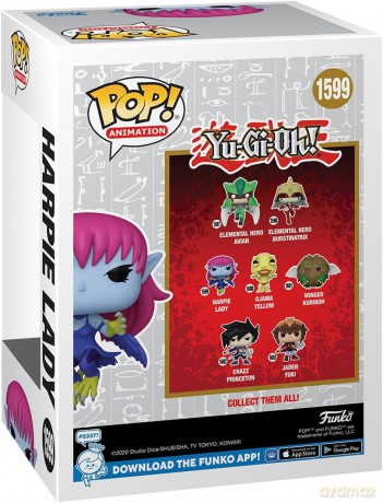 FUNKO POP Yu-Gi-Oh! Harpie Lady w/Chase 1599