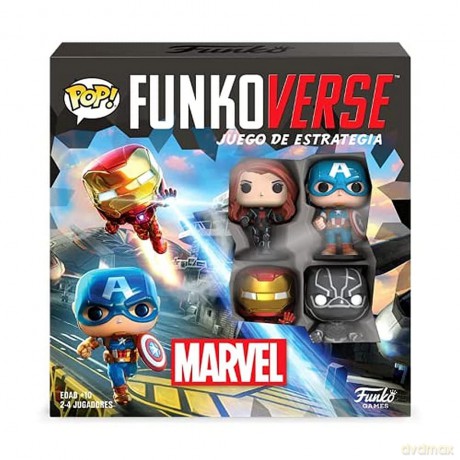 Funko Pop! Funkoverse Strategy Game - Marvel 4pk (Spanish)