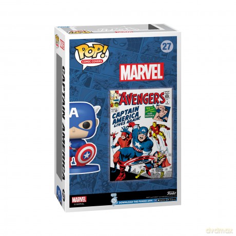 FUNKO POPS Comic Cover Marvel Avengers Captain America 27