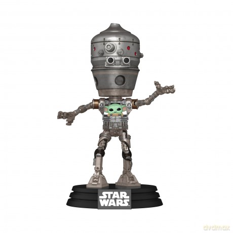 FUNKO POPS Deluxe Star Wars The Mandalorian IG12 w/Grogu 720