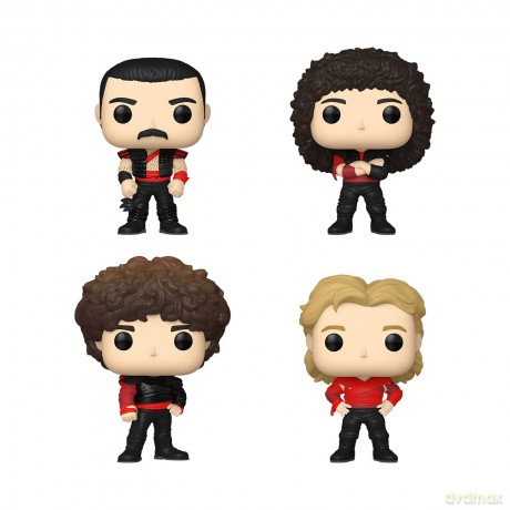 FUNKO POPS Rocks Queen Radio Gaga 4 Pack
