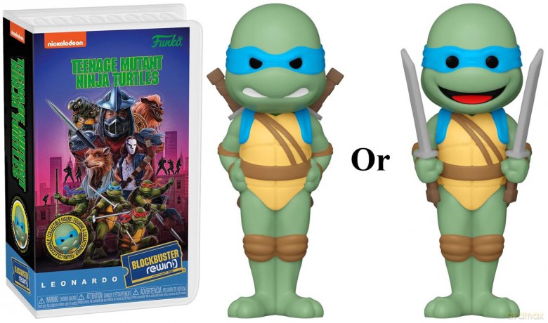 Funko Rewind Blockbuster - Funko Blockbuster Rewind Tmnt The Movie Leonardo