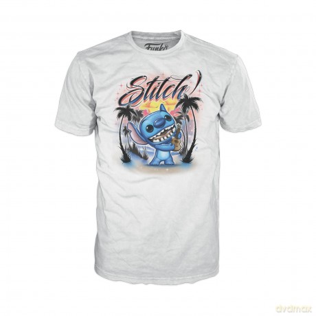 FUNKO TEE+POP Disney Stitch w/Ukelele L