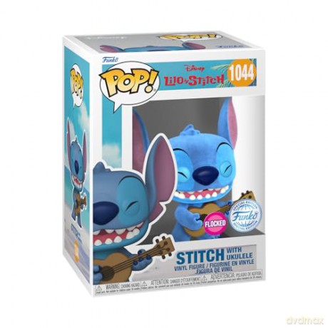FUNKO TEE+POP Disney Stitch w/Ukelele L
