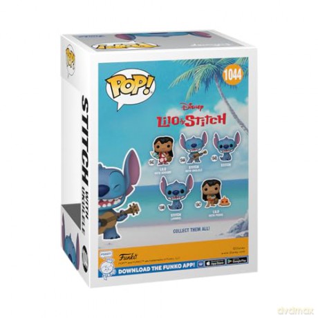 FUNKO TEE+POP Disney Stitch w/Ukelele L