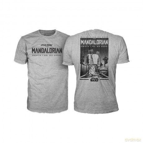 FUNKO TEE+POP Star Wars The Mandalorian Grogu w/Cookie L