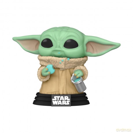 FUNKO TEE+POP Star Wars The Mandalorian Grogu w/Cookie L