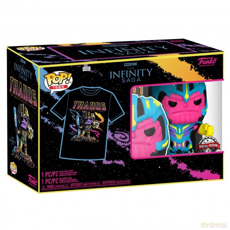 FUNKO TEE+POP Thanos Blacklight M