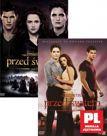 Zmierzch 4: Przed Świtem Część 1+2 Pakiet [2DVD]+[PLAKAT]