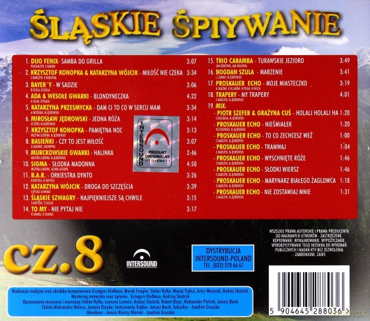 Śląskie Śpiywanie vol. 8 [CD]