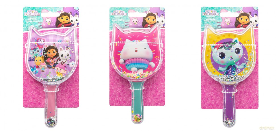 Gabby'S Dollhouse: Joy Toy - Spazzola A Forma Di Gatto