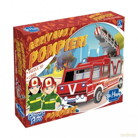 Gabriella Santini - Arrivano I Pompieri. Con Puzzle 3d