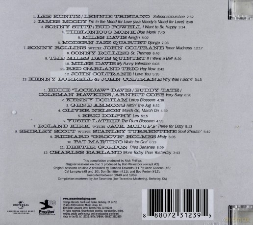 Best Of Prestige Records (60 Annivers.) [2CD]