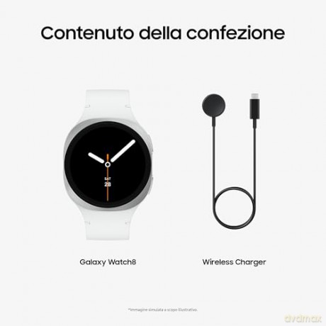 Galaxy Watch8 40mm Bt Silver