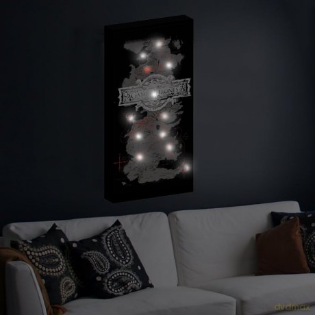 Game Of Thrones: Joy Toy - Beholder Canvas Con 6 Luci Led