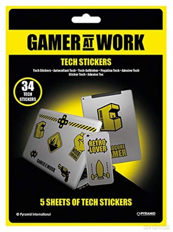 Gamer At Work: (Tech Sticker Pack)