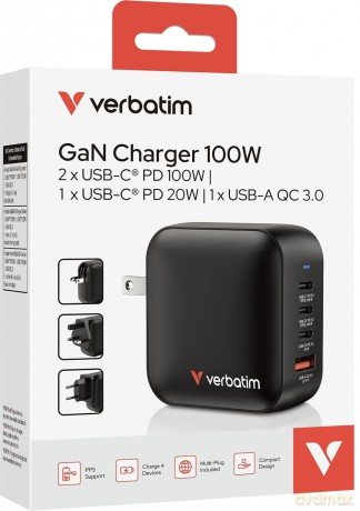 Gan Charger 4 Port 100w Mini