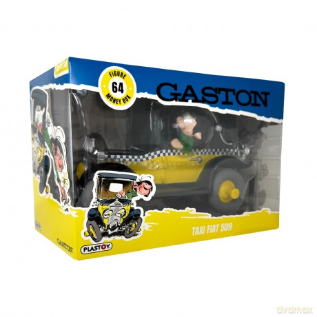 Gaston Lagaffe: Plastoy - Tirelire Taxi Fiat 509 (Skarbonka)