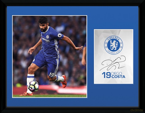 Gb Eye "Chelsea, Costa 16/17" Plakat w ramie, Multi-Colour, 30 X 40 Cm