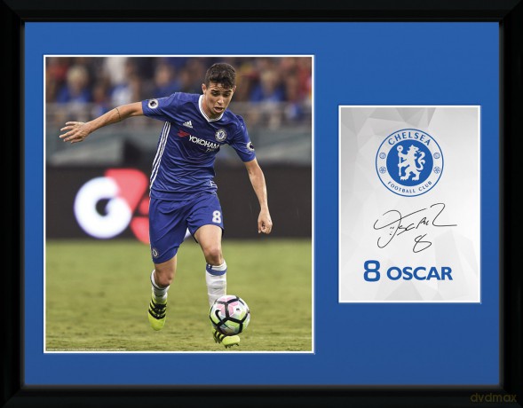 Gb Eye "Chelsea, Oscar 16/17" Plakat w ramie, Multi-Colour, 30 X 40 Cm