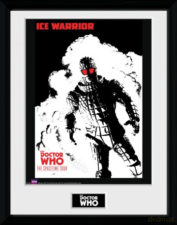 Gb Eye "Doctor Who, Space-Time Tour Ice Warrior" Framed Print, Multi-Colour, 30 X 40 Cm