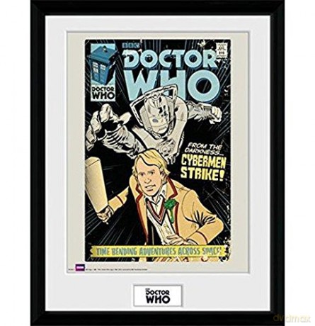 Gb Eye "Doctor Who, Strike" Framed Photograph, Multi-Colour, 16 X 12-Inch