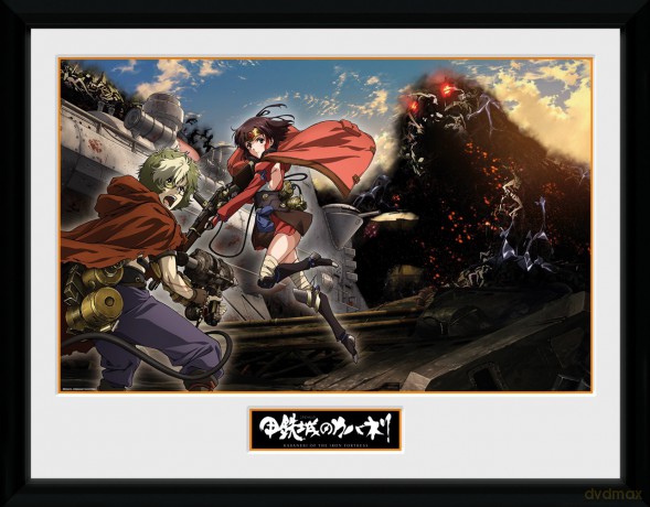 Gb Eye "Kabaneri Of The Iron Fortress Landscape" Plakat w ramie, Various, 30 X 40 Cm