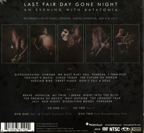 Katatonia: Last Fair Day Gone Night [2CD]+[2DVD]